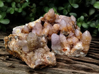 Natural Ametrine Spirit Quartz Clusters x 3 From Boekenhouthoek, South Africa - Toprock Gemstones and Minerals