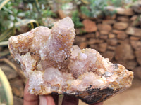 Natural Ametrine Spirit Quartz Clusters x 3 From Boekenhouthoek, South Africa - Toprock Gemstones and Minerals