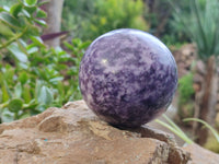 Polished Lepidolite Sphere's x 4 From Zimbabwe - Toprock Gemstones and Minerals