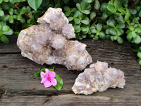 Natural Ametrine Spirit Quartz Clusters x 2 From Boekenhouthoek, South Africa - Toprock Gemstones and Minerals