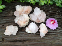 Natural Amethyst Spirit Quartz Clusters x 6 From Boekenhouthoek, South Africa - Toprock Gemstones and Minerals