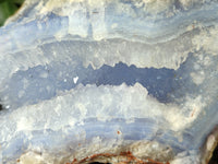 Natural Blue Lace Agate Geode Specimens x 3 From Nsanje, Malawi - Toprock Gemstones and Minerals