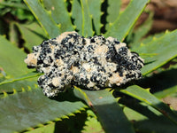 Natural Schorl Black Tourmaline With Hyalite Opal Specimens x 12 From Namibia - Toprock Gemstones and Minerals