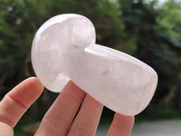 Polished Rose Quartz Standing Free Forms x 6 From Ambatondrazaka, Madagascar - Toprock Gemstones and Minerals