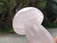 Polished Rose Quartz Standing Free Forms x 6 From Ambatondrazaka, Madagascar - Toprock Gemstones and Minerals