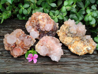 Natural Ametrine Spirit Quartz Clusters x 4 From Boekenhouthoek, South Africa - Toprock Gemstones and Minerals