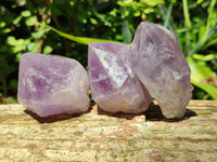 Natural Jacaranda Amethyst Quartz Crystals x 12 From Mumbwa, Zambia - Toprock Gemstones and Minerals