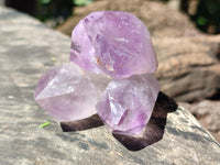 Natural Jacaranda Amethyst Quartz Crystals x 35 From Mumbwa, Zambia - Toprock Gemstones and Minerals