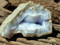 Natural Blue Lace Agate Geode Specimens x 12 From Nsanje, Malawi - Toprock Gemstones and Minerals