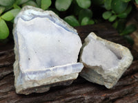 Natural Blue Lace Agate Geode Specimens x 12 From Nsanje, Malawi - Toprock Gemstones and Minerals
