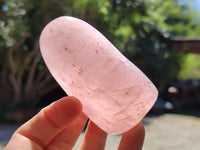 Polished Rose Quartz Standing Free Forms x 5 From Ambatondrazaka, Madagascar - Toprock Gemstones and Minerals