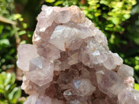 Natural Jacaranda Amethyst Quartz Clusters x 3 From Mumbwa, Zambia - Toprock Gemstones and Minerals