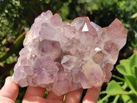 Natural Jacaranda Amethyst Quartz Clusters x 3 From Mumbwa, Zambia - Toprock Gemstones and Minerals