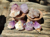 Natural Dark Purple Amethyst Spirit Quartz Clusters x 70 From Boekenhouthoek, South Africa - Toprock Gemstones and Minerals