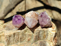 Natural Dark Purple Amethyst Spirit Quartz Clusters x 70 From Boekenhouthoek, South Africa - Toprock Gemstones and Minerals