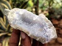 Natural Blue Lace Agate Geode Specimens x 12 From Nsanje, Malawi - Toprock Gemstones and Minerals