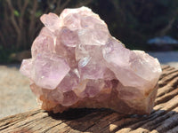 Natural Jacaranda Amethyst Quartz Clusters x 3 From Mumbwa, Zambia - Toprock Gemstones and Minerals