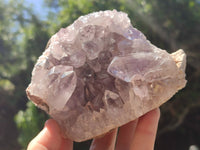 Natural Jacaranda Amethyst Quartz Clusters x 3 From Mumbwa, Zambia - Toprock Gemstones and Minerals