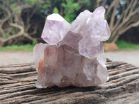 Natural Jacaranda Amethyst Quartz Clusters x 3 From Mumbwa, Zambia - Toprock Gemstones and Minerals