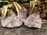Natural Jacaranda Amethyst Single Quartz Crystal x 24 From Mumbwa, Zambia - Toprock Gemstones and Minerals