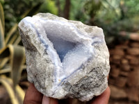 Natural Blue Lace Agate Geode Specimens x 12 From Nsanje, Malawi - Toprock Gemstones and Minerals