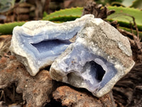Natural Blue Lace Agate Geode Specimens x 12 From Nsanje, Malawi - Toprock Gemstones and Minerals