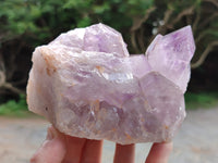 Natural Jacaranda Amethyst Quartz Cluster x 3 From Mumbwa, Zambia - Toprock Gemstones and Minerals