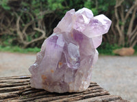Natural Jacaranda Amethyst Quartz Cluster x 3 From Mumbwa, Zambia - Toprock Gemstones and Minerals