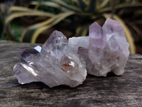 Natural Jacaranda Amethyst Single Quartz Crystals x 35 From Mumbwa, Zambia - Toprock Gemstones and Minerals