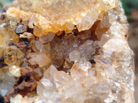 Natural Limonite Quartz Clusters x 3 From Solwezi, Zambia - Toprock Gemstones and Minerals