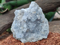 Natural Celestite Geode Clusters x 3 From Sakoany, Madagascar - Toprock Gemstones and Minerals