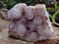 Natural Dark Amethyst Spirit Quartz Clusters x 2 From Boekenhouthoek, South Africa - Toprock Gemstones and Minerals