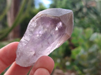 Natural Jacaranda Amethyst Single Quartz Crystals x 24 From Mumbwa, Zambia - Toprock Gemstones and Minerals