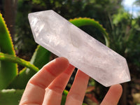Polished Double Terminated Rose Quartz Points x 6 From Ambatondrazaka, Madagascar - Toprock Gemstones and Minerals