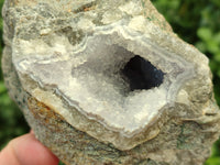 Natural Blue Lace Agate Geode Specimens x 4 From Nsanje, Malawi - Toprock Gemstones and Minerals