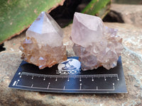 Natural Amethyst Spirit Quartz Crystals x 12 From Boekenhouthoek, South Africa - Toprock Gemstones and Minerals