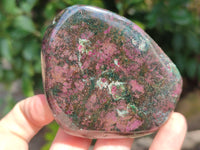 Polished Ruby Corundum In Chrome Verdite Free Forms x 4 From Zimbabwe - Toprock Gemstones and Minerals