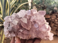 Natural Jacaranda Amethyst Quartz Clusters x 4 From Mumbwa, Zambia - Toprock Gemstones and Minerals