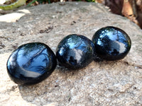 Polished Black Tourmaline Standing Free Form x 19 From Madagascar - Toprock Gemstones and Minerals