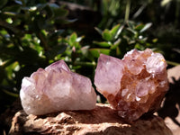 Natural Dark Amethyst Spirit Quartz Clusters x 12 From Boekenhouthoek, South Africa - Toprock Gemstones and Minerals