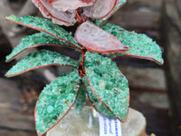 Hand Made Gemstone Protea Flower Trees x 3 From South Africa - Toprock Gemstones and Minerals
