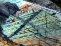 Polished Labradorite Standing Free Form x 1 From Tulear, Madagascar - Toprock Gemstones and Minerals