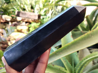 Polished Black Basalt Palm Stones x 5 From Antsirabe, Madagascar - Toprock Gemstones and Minerals