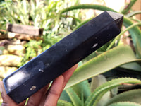 Polished Black Basalt Palm Stones x 5 From Antsirabe, Madagascar - Toprock Gemstones and Minerals