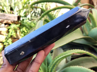 Polished Black Basalt Palm Stones x 5 From Antsirabe, Madagascar - Toprock Gemstones and Minerals