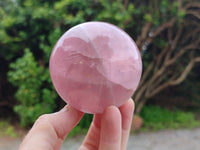 Polished Rose Quartz Spheres x 3 From Ambatondrazaka, Madagascar - Toprock Gemstones and Minerals