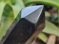 Polished Black Basalt Double Terminated Points x 4 From Antsirabe, Madagascar - Toprock Gemstones and Minerals