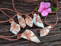 Polished Copper Wire Wrapped Blue Smithsonite Jewellery Pendants x 6 From Congo - Toprock Gemstones and Minerals