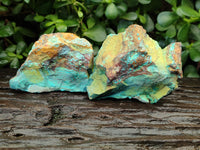 Natural Shattuckite with Chrysocolla and Malachite Cobbed Specimens x 16 From Kaokoveld, Namibia - Toprock Gemstones and Minerals