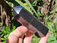 Polished Black Basalt Points x 6 From Antsirabe, Madagascar - Toprock Gemstones and Minerals
